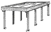 Flachdach mit Holzblende